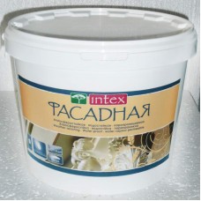 Краска фасадная 14кг, Интекс (Intex)